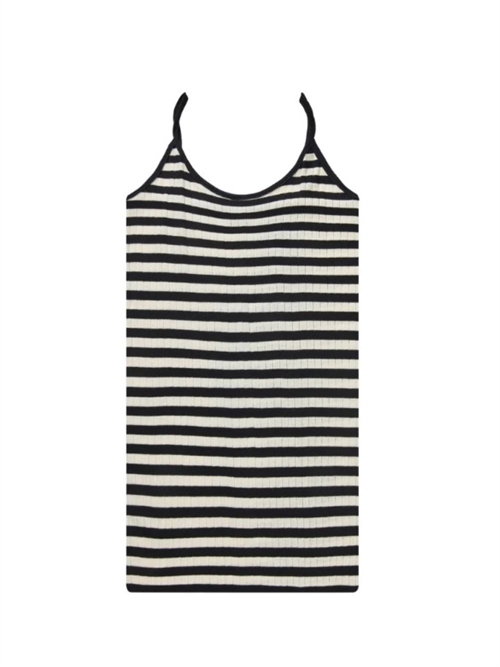 NØRGAARD PAA STRØGET NPS STRAP TOP BLACK/ECRU